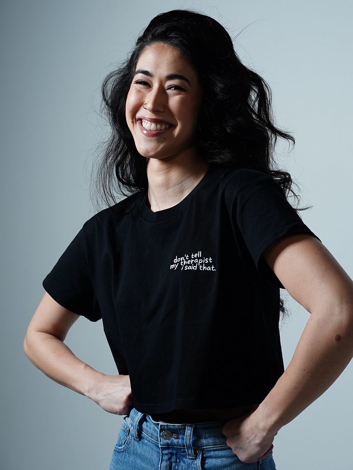 Therapy Cropped Tee (Embroidered) product image (12)