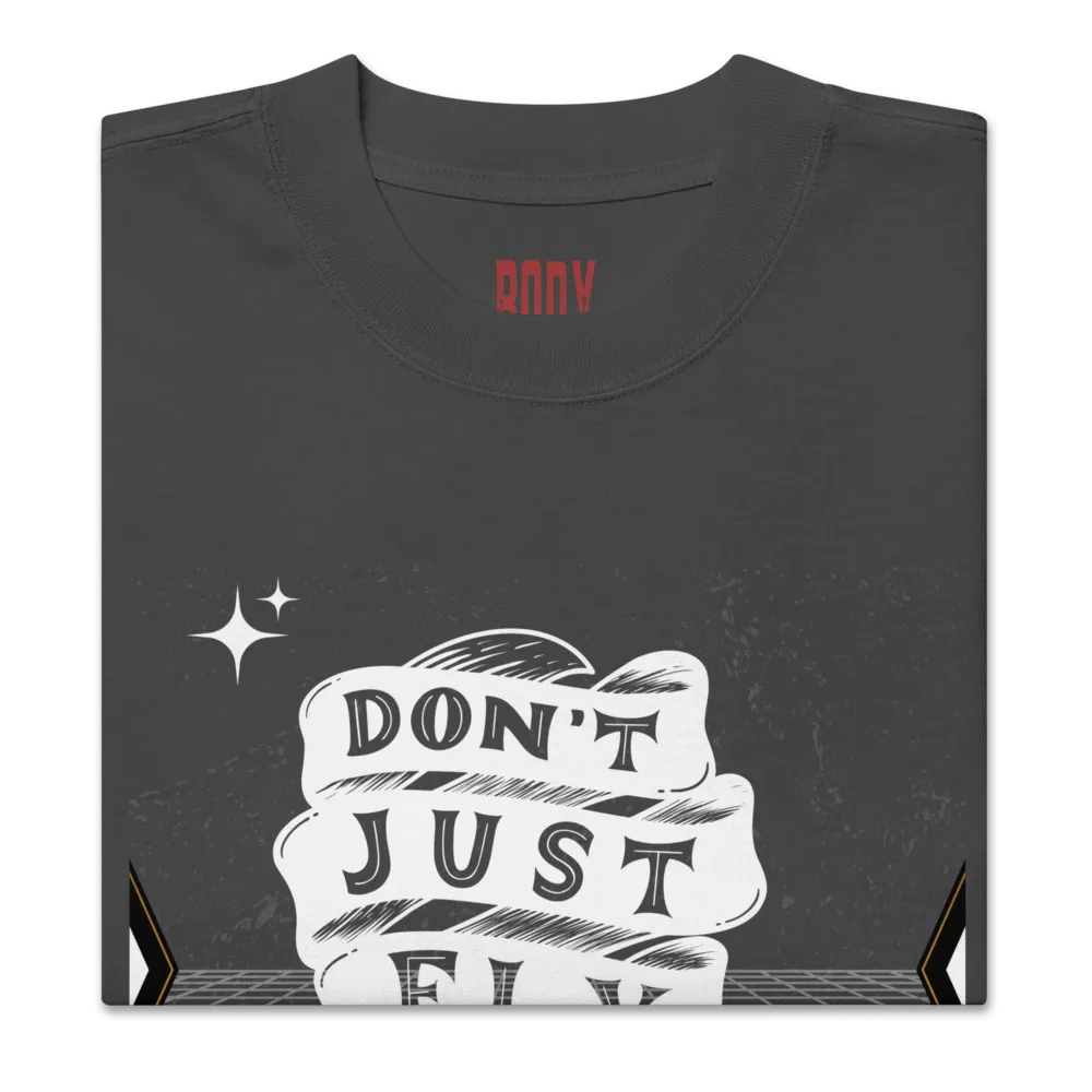 Don't just fly soar, soar high faded tee product image (4)