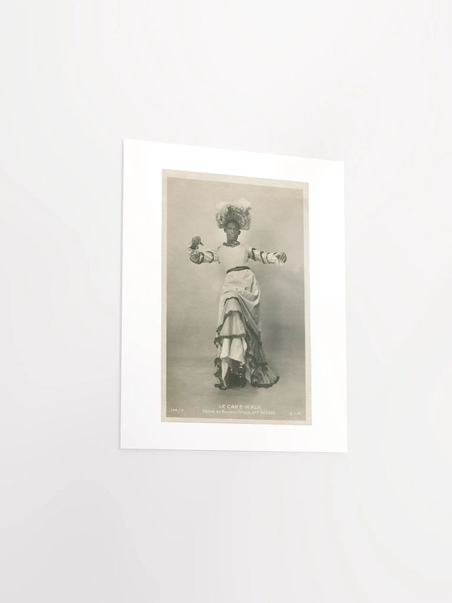 William Dorsey Swann In Drag Performs A Cakewalk In Paris By Unknown (1903) - Print product image (3)