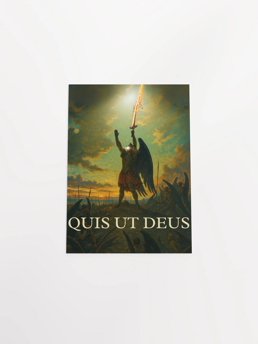 "Quis ut Deus?!" Poster product image (19)