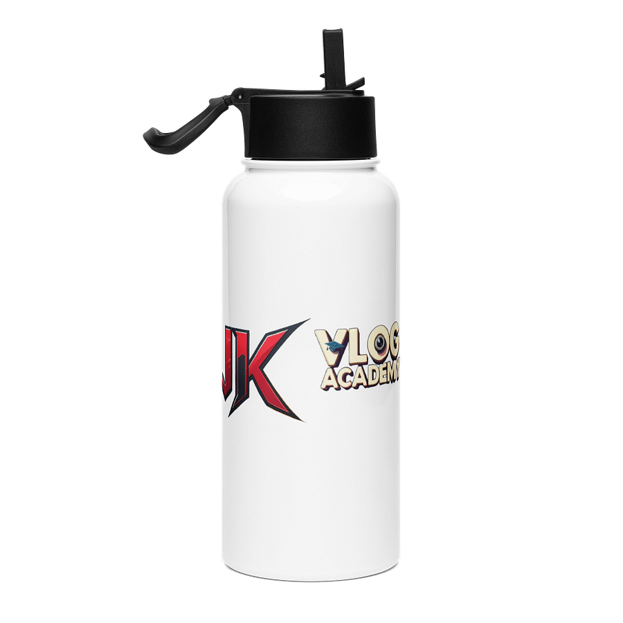 Vlog Academy Stainless Steel Water Bottle with a Straw Lid product image (4)