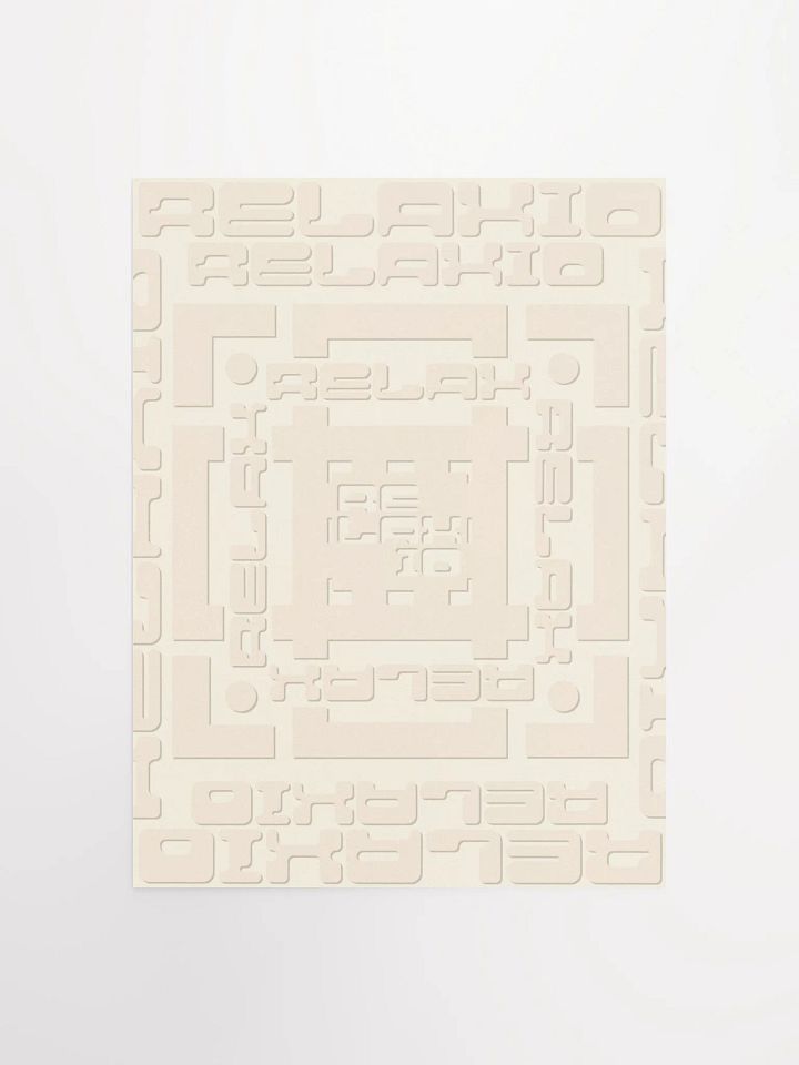 Relaxio Block Poster (Sand) product image (1)