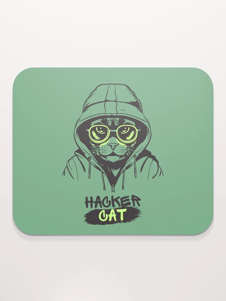 Hacker Cat Mouse Pad product image (2)