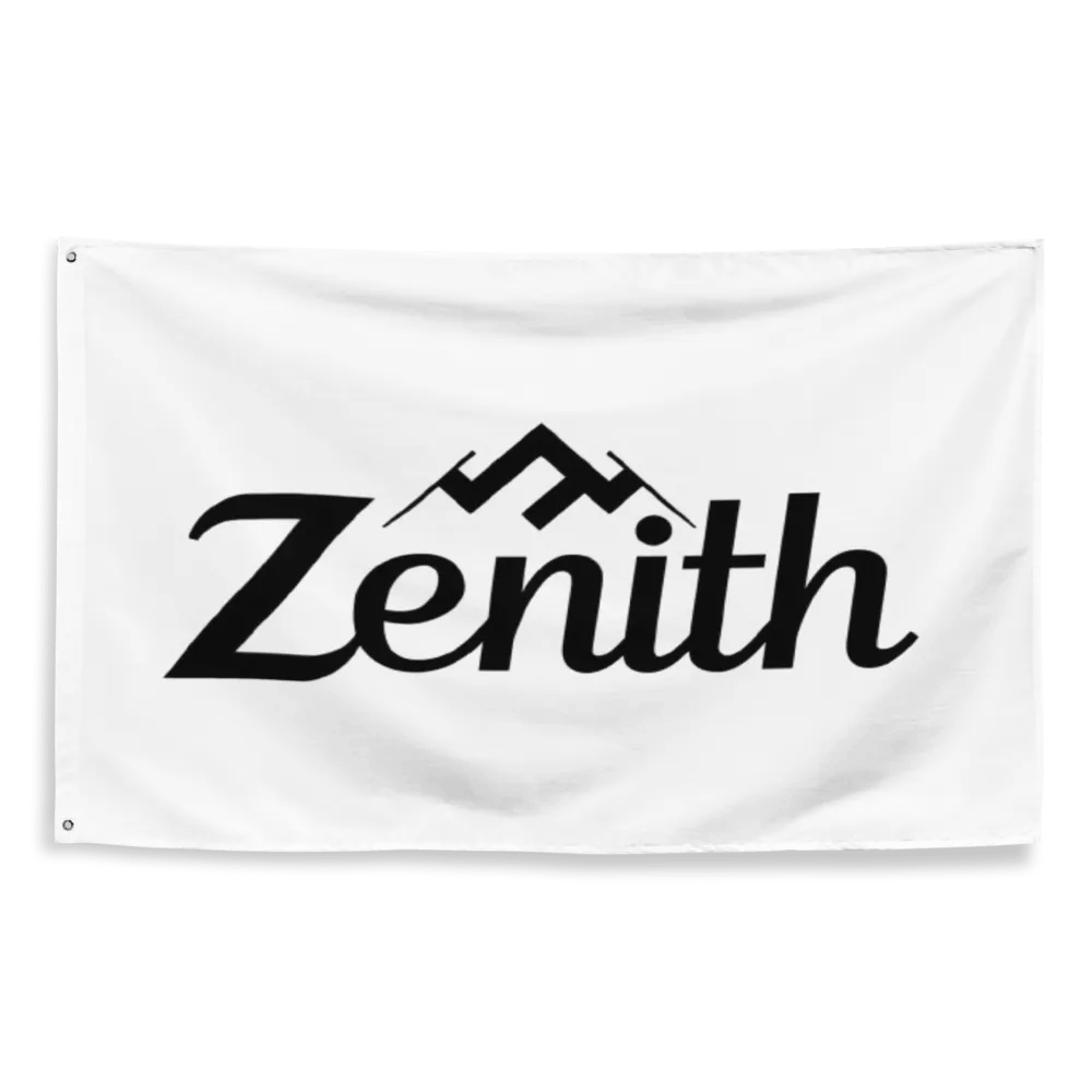 White Zenith All-Over Print Flag with Mountain Design - 34.5x56 inches product image (3)