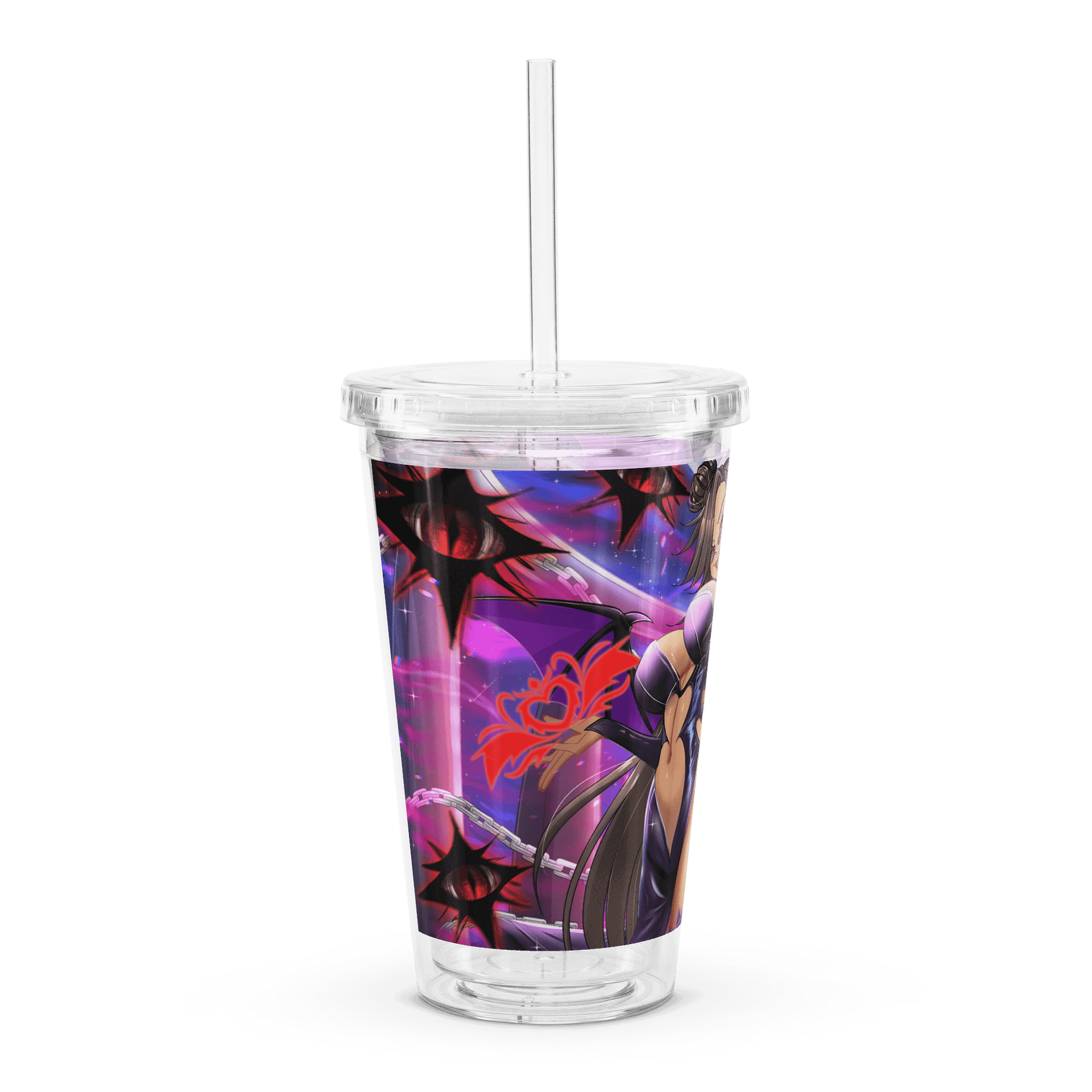Sip in Style: Double Wall Clear Plastic Tumbler (16 oz) product image (3)