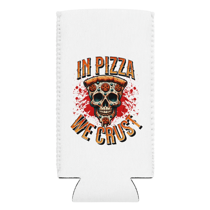 Pizza Skull Coozie Can Cooler product image (2)