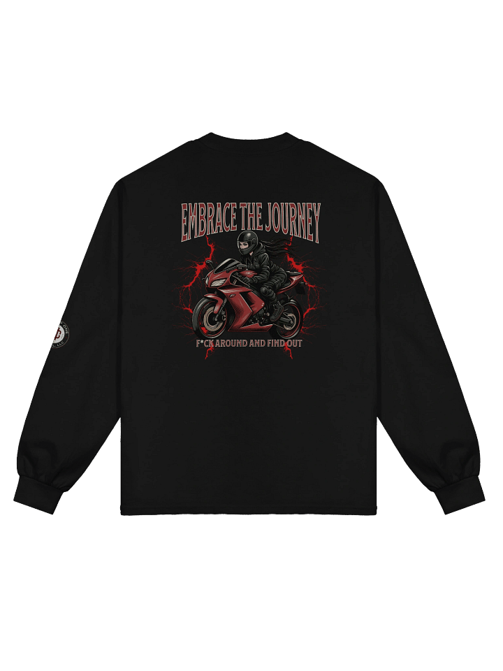 Embrace The Journey - Biker Chick Long Sleeve product image (2)