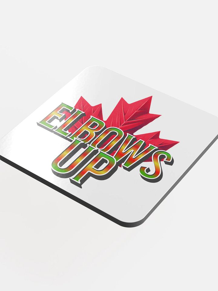 Elbows Up Maple Leaf Gradient Coaster Set product image (1)