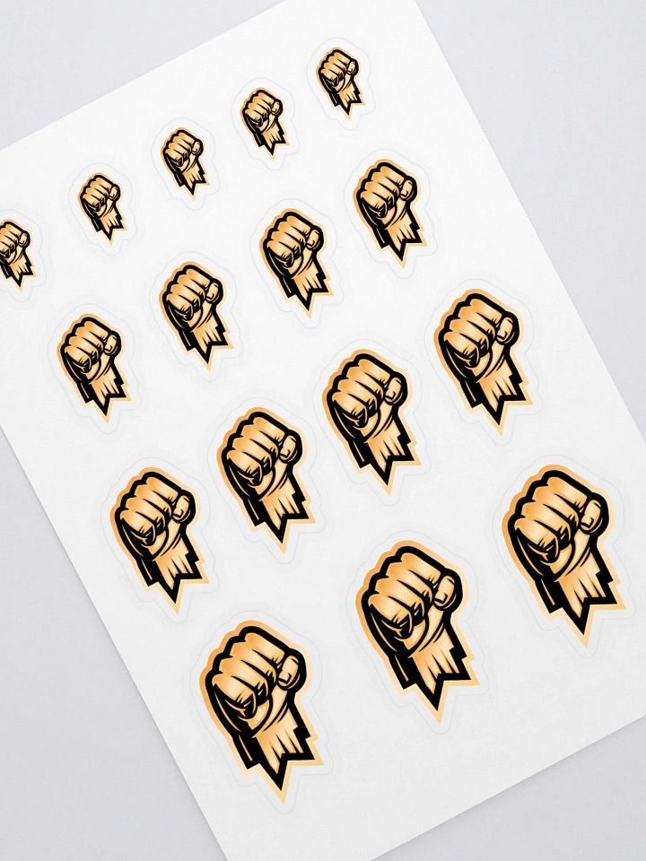 PuncH Fist Sticker Sheet product image (1)