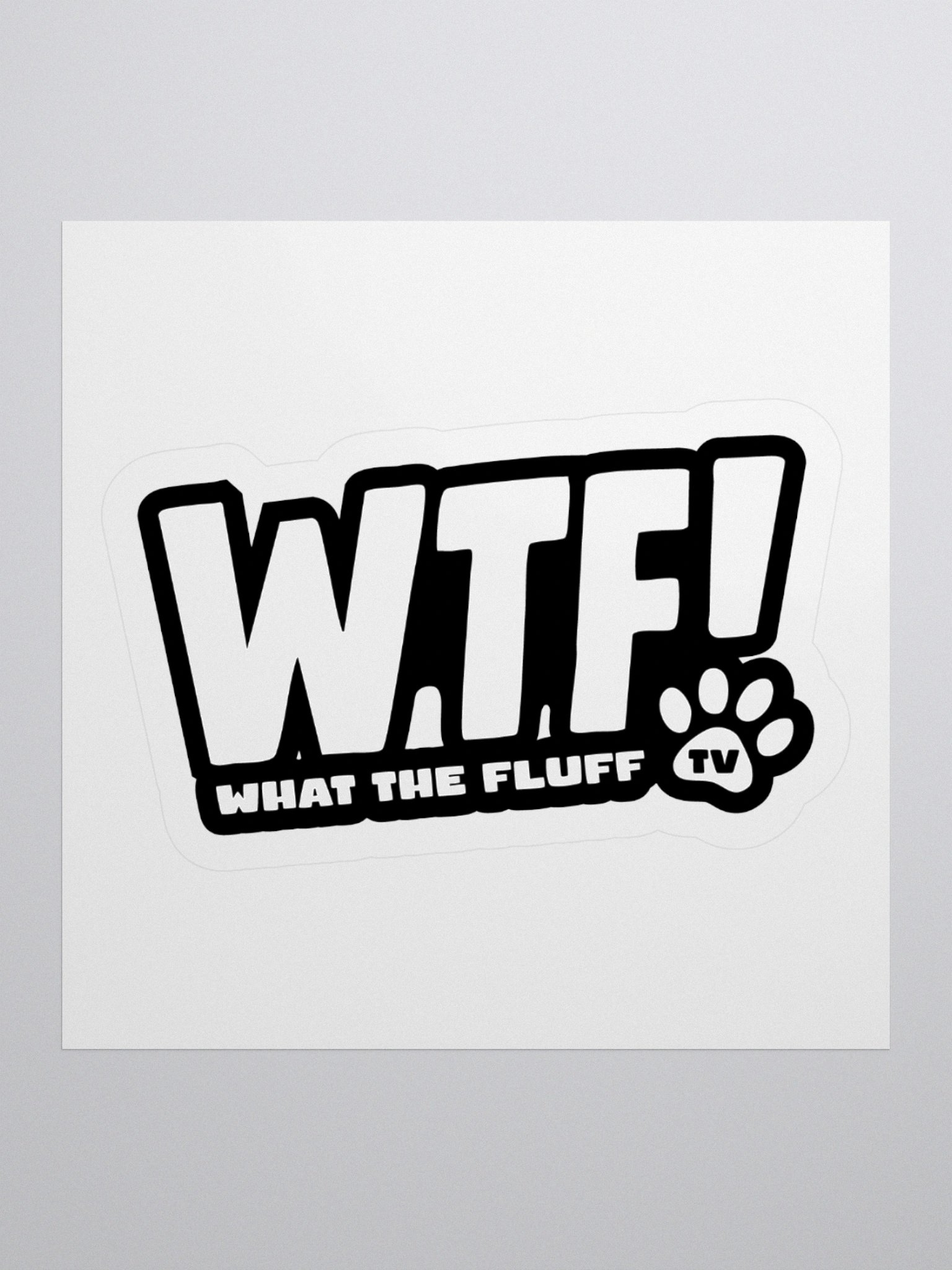 WTF! TV Kiss Cut Stickers product image (2)