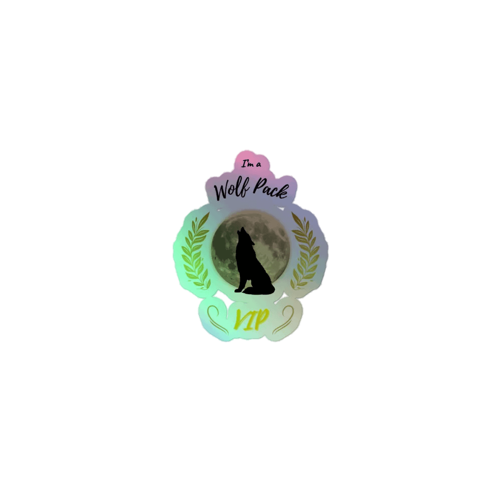 Wolf Pack VIP Holographic Sticker product image (1)