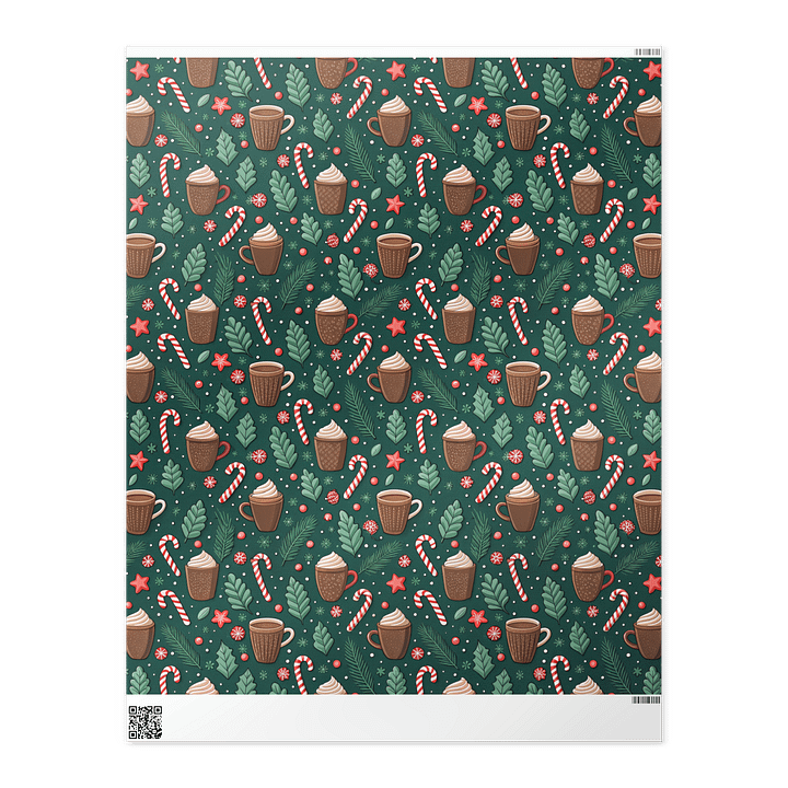 Peppermint Dreams Christmas Wrapping Paper product image (2)