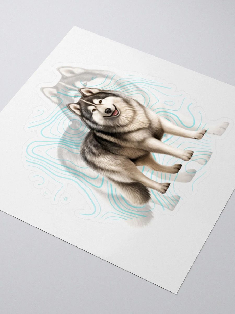 Shadowed Alaskan Malamute Sticker product image (4)