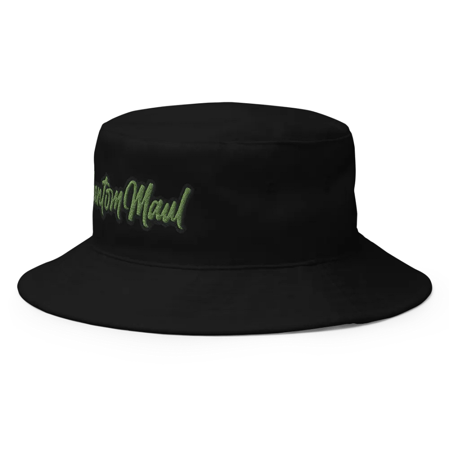 'PhantomMaul' Bucket Hat Kiwi Green Lettering product image (9)