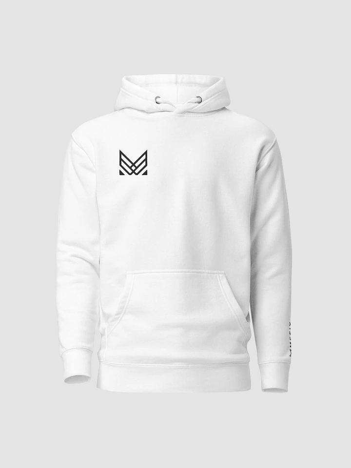 Hoodie - Embroidered Logo White product image (1)