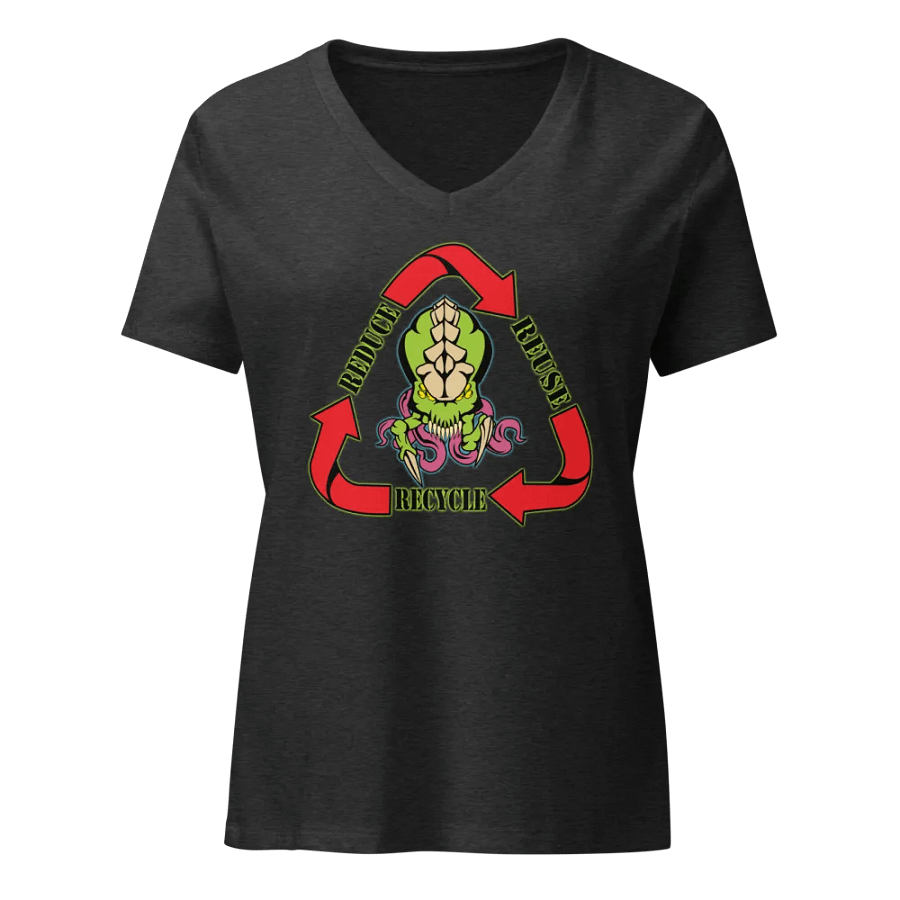 Biomass Reduce-Reuse-Recycle Womens V-Neck Shirt product image (3)