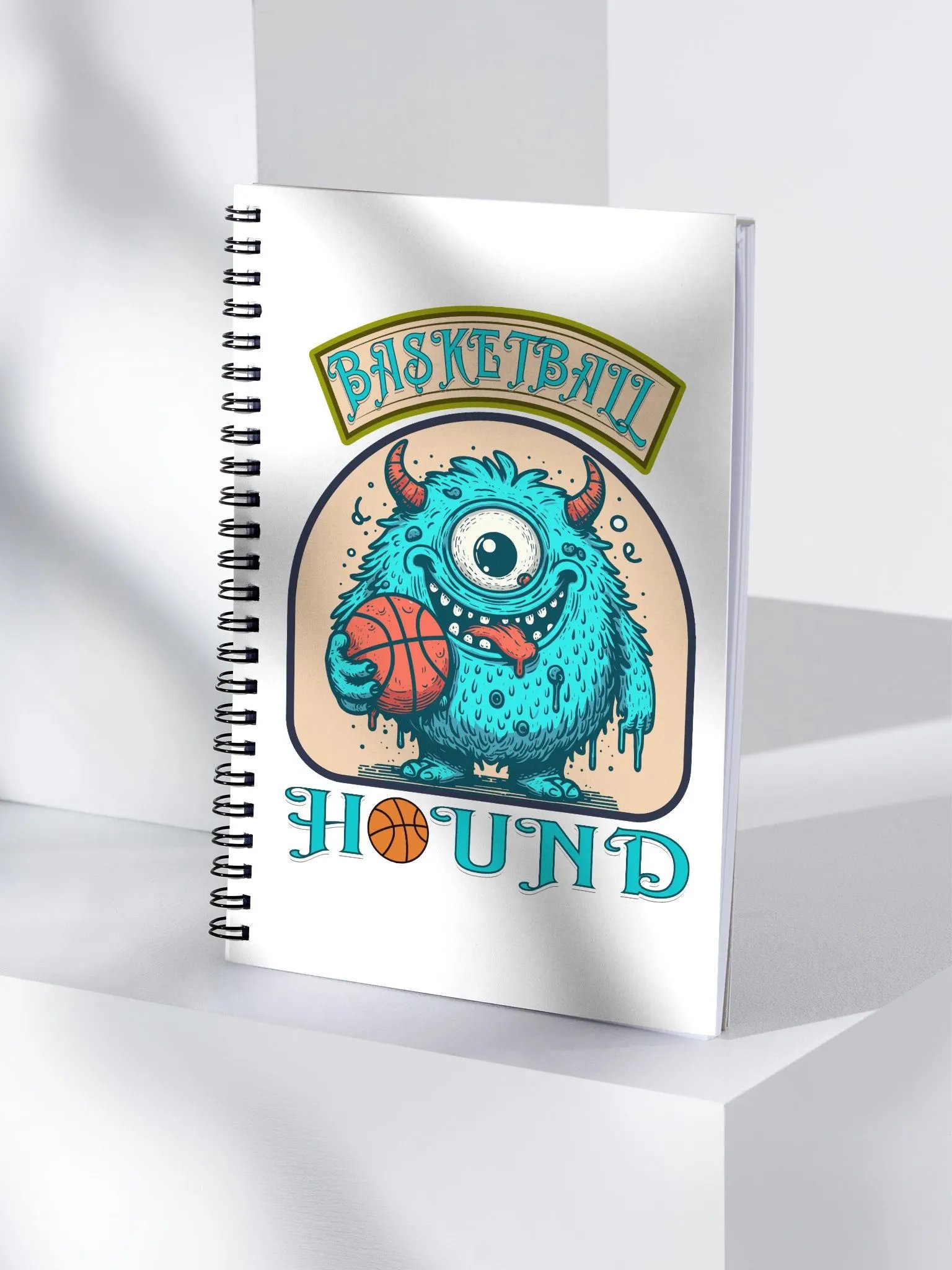 Basketball Hound Whimsical Notebook product image (3)