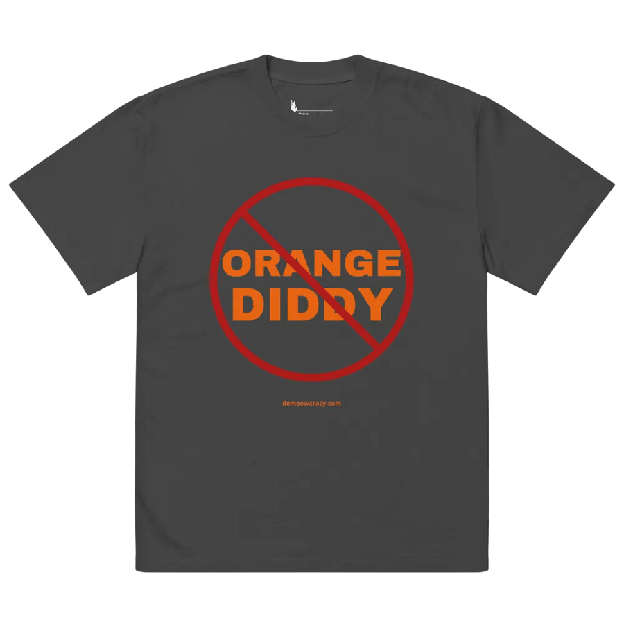 No Orange Diddy - Oversized Faded Tee product image (2)