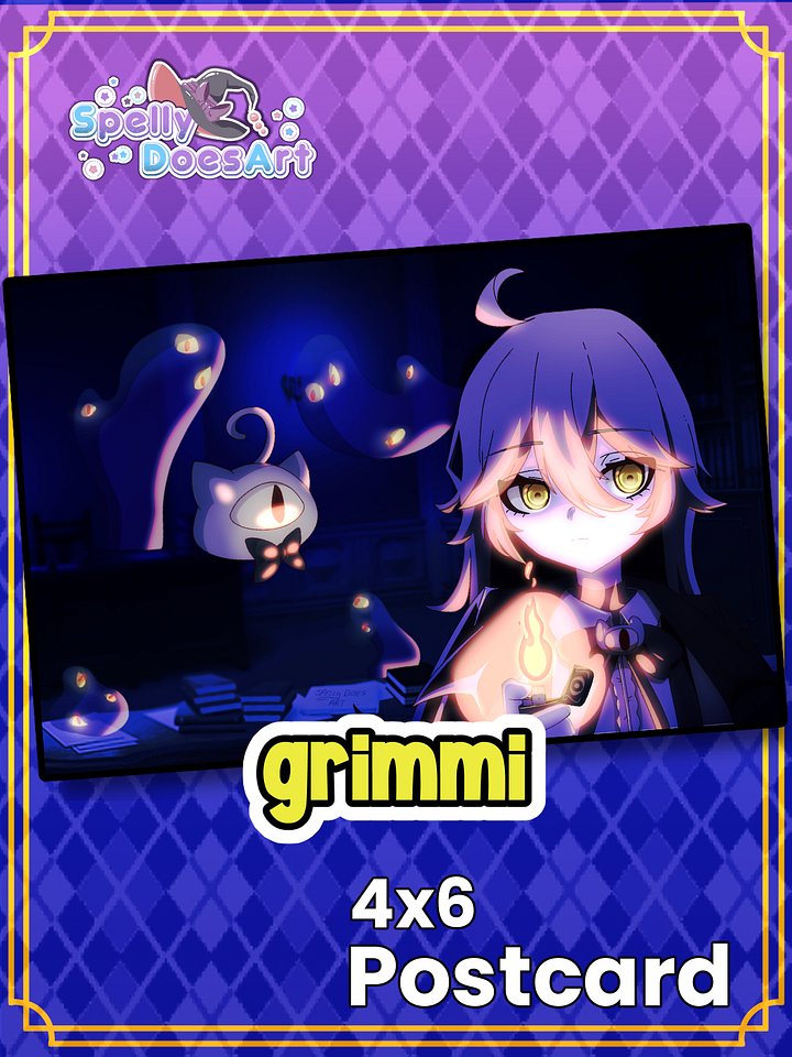 Vtuber Postcard - Grimmi product image (1)