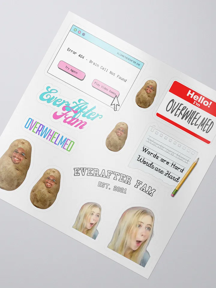 EverAfter Fam Sticker Sheet product image (2)