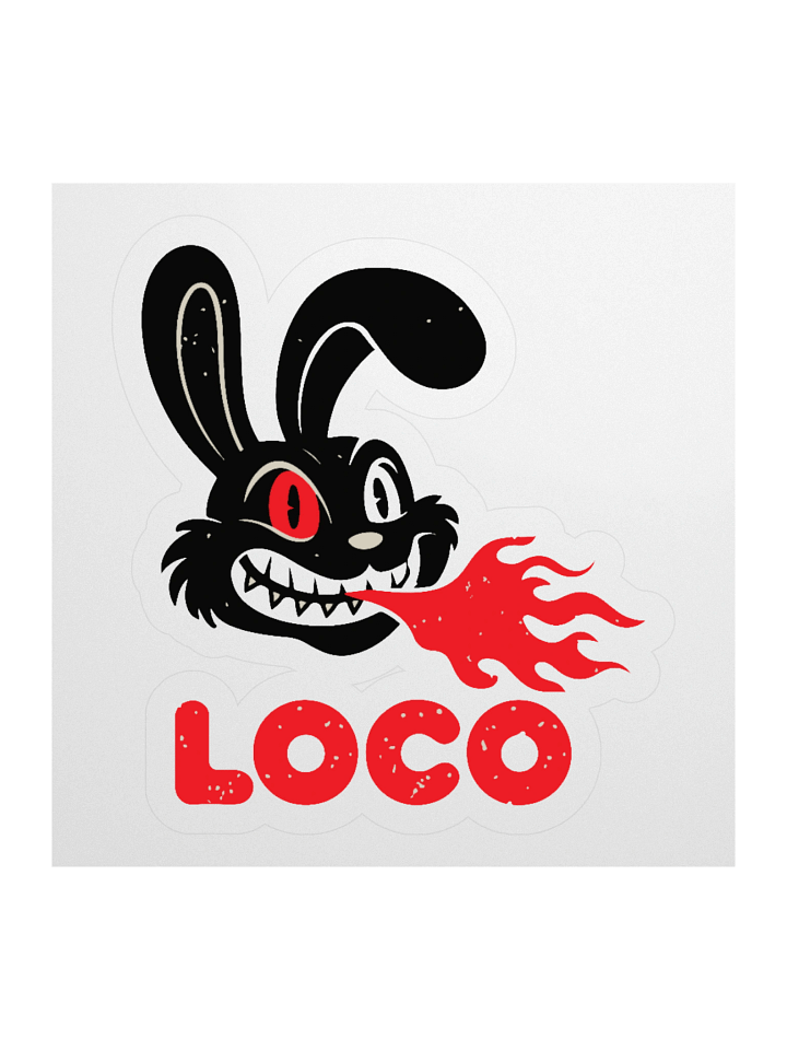 LOCO Rabbit Kiss Cut Stickers product image (1)