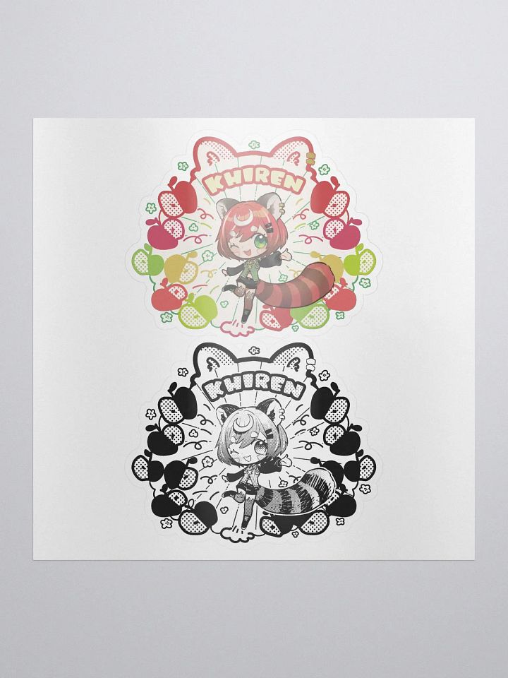 Khiren - Apple Bonanza Sticker (Color+BW) product image (1)