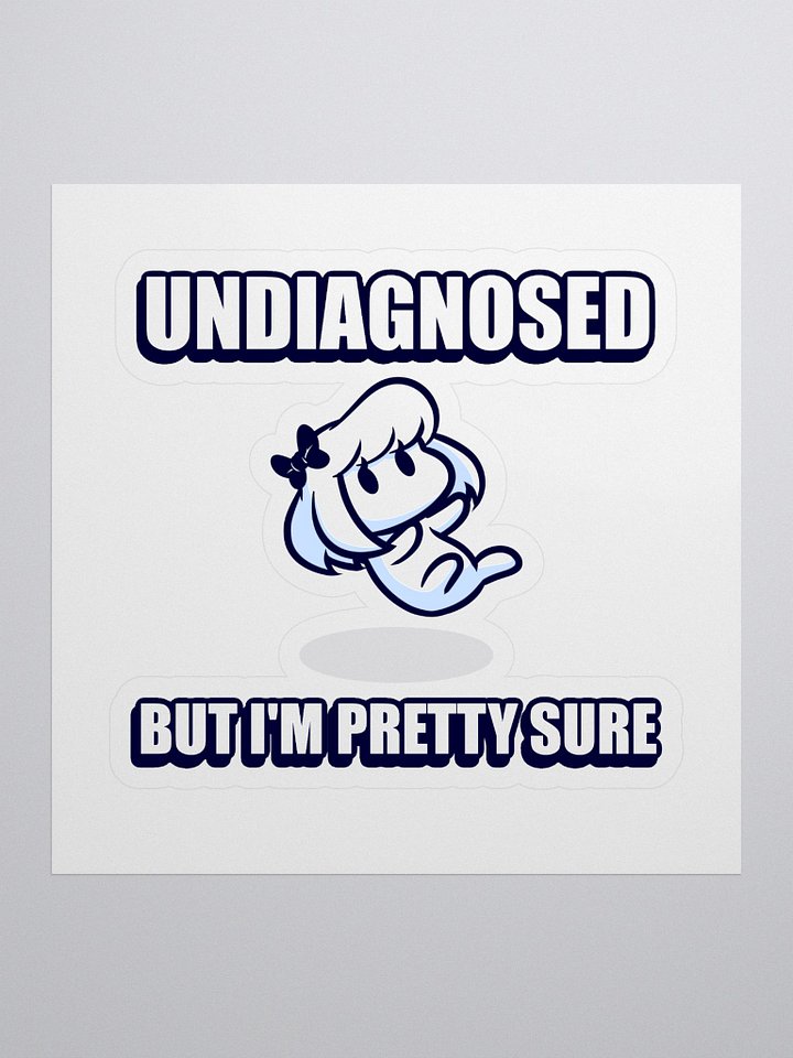 Mini Mona "Undiagnosed" Sticker product image (1)