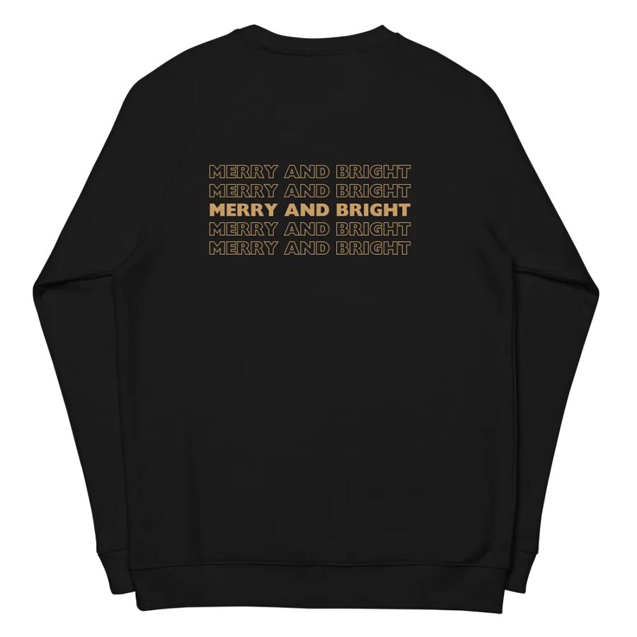 Golden Glitter Merry and Bright Sweatshirt product image (5)