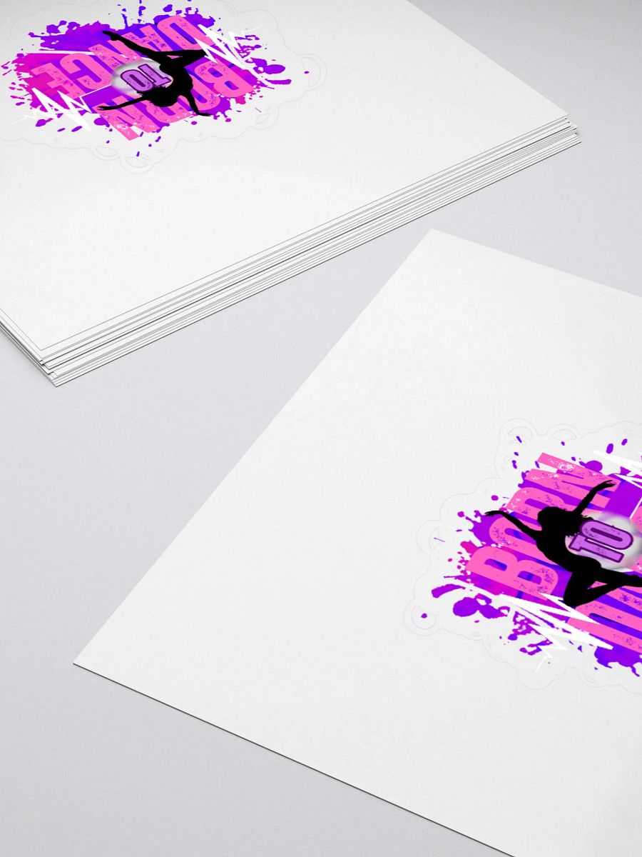 Born to Dance Her Silhouette - Kiss Cut Stickers product image (4)