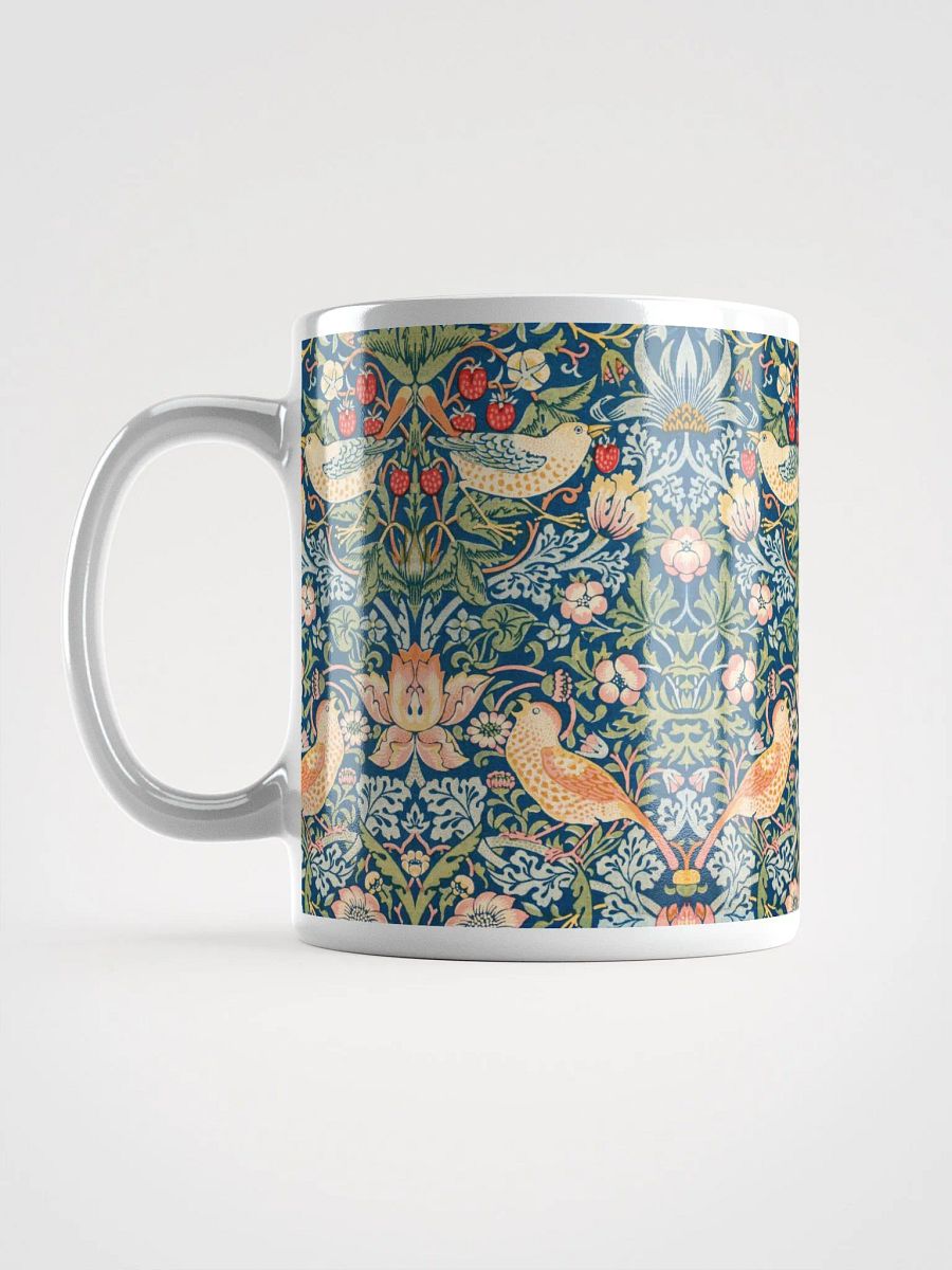 Strawberry Thief White Glossy Mug product image (6)
