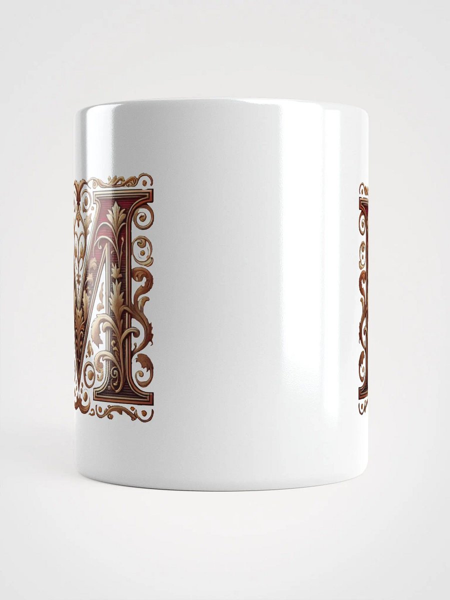 Vintage Floral Monogram Mug product image (13)
