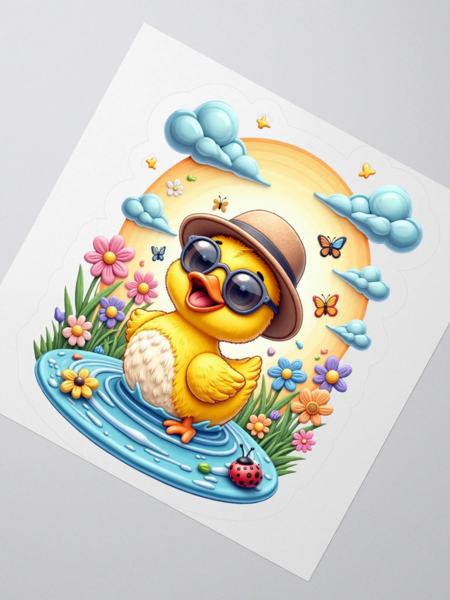 Dashing Duckling Sticker Set product image (4)