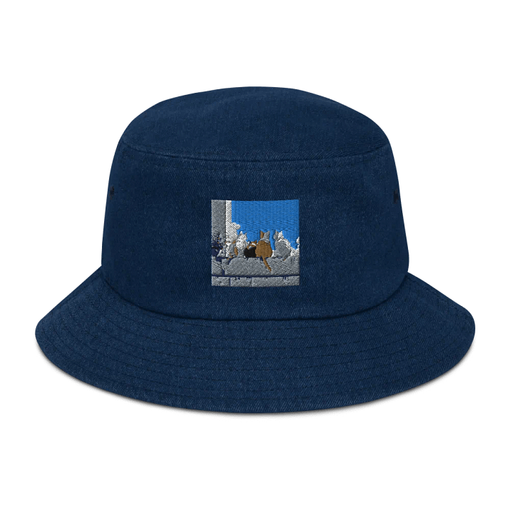Whisker Haven Denim Bucket Hat product image (1)