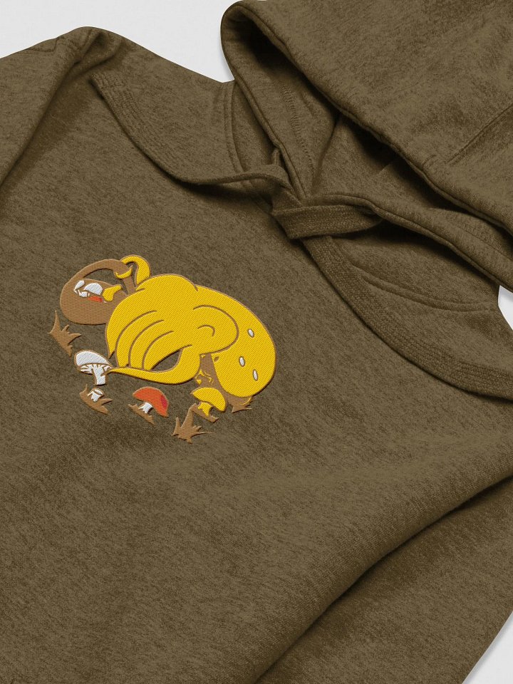 Cuttlefish picking mushrooms Embroidered Hoodie product image (25)