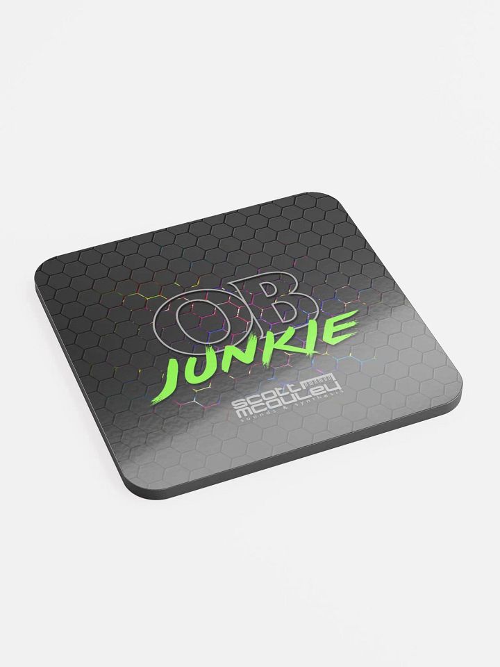 OB Junkie Glossed Cork Coaster product image (2)