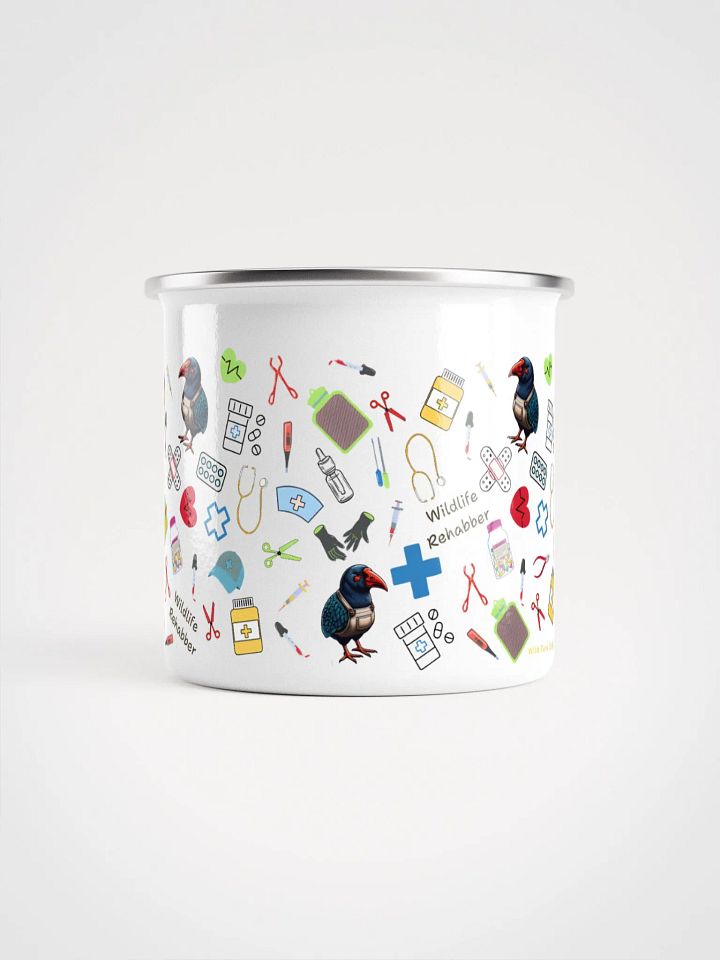 Wildlife Rehabber Takahe Adventure Essential Enamel Mug product image (2)