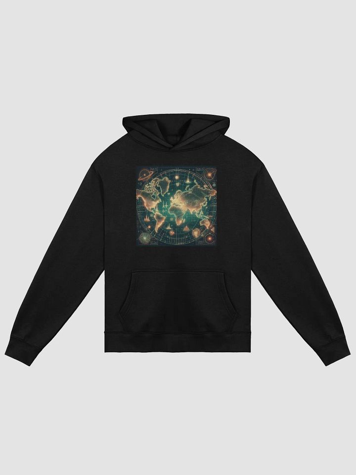 Luminary World Map Oversized Hoodie product image (2)