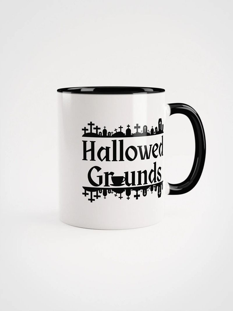 Hallowed Grounds White Mug