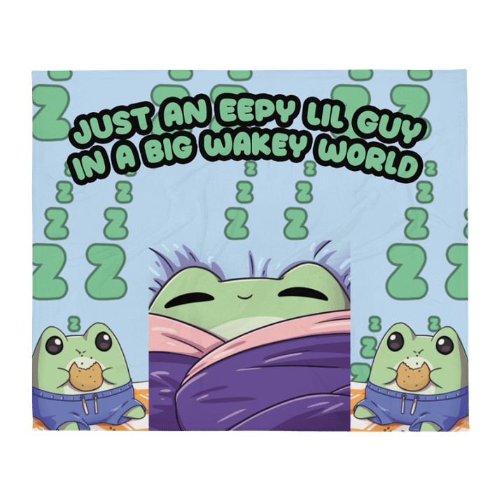 Smaller Just a eepy lil guy Blankie product image (1)