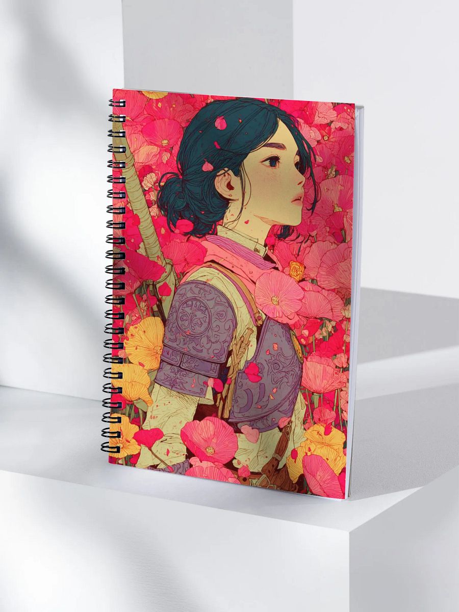 Floral Warrior Spiral Notebook product image (4)