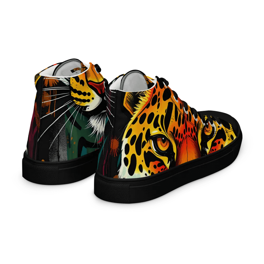 women's retro leopard canvas high tops product image (7)