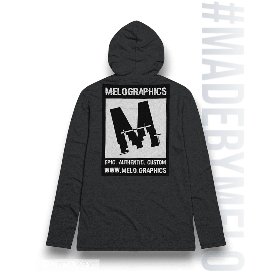 #MeloCrew Vibes: Duotone - Premium Lightweight Hoodie | #MadeByMELO product image (5)
