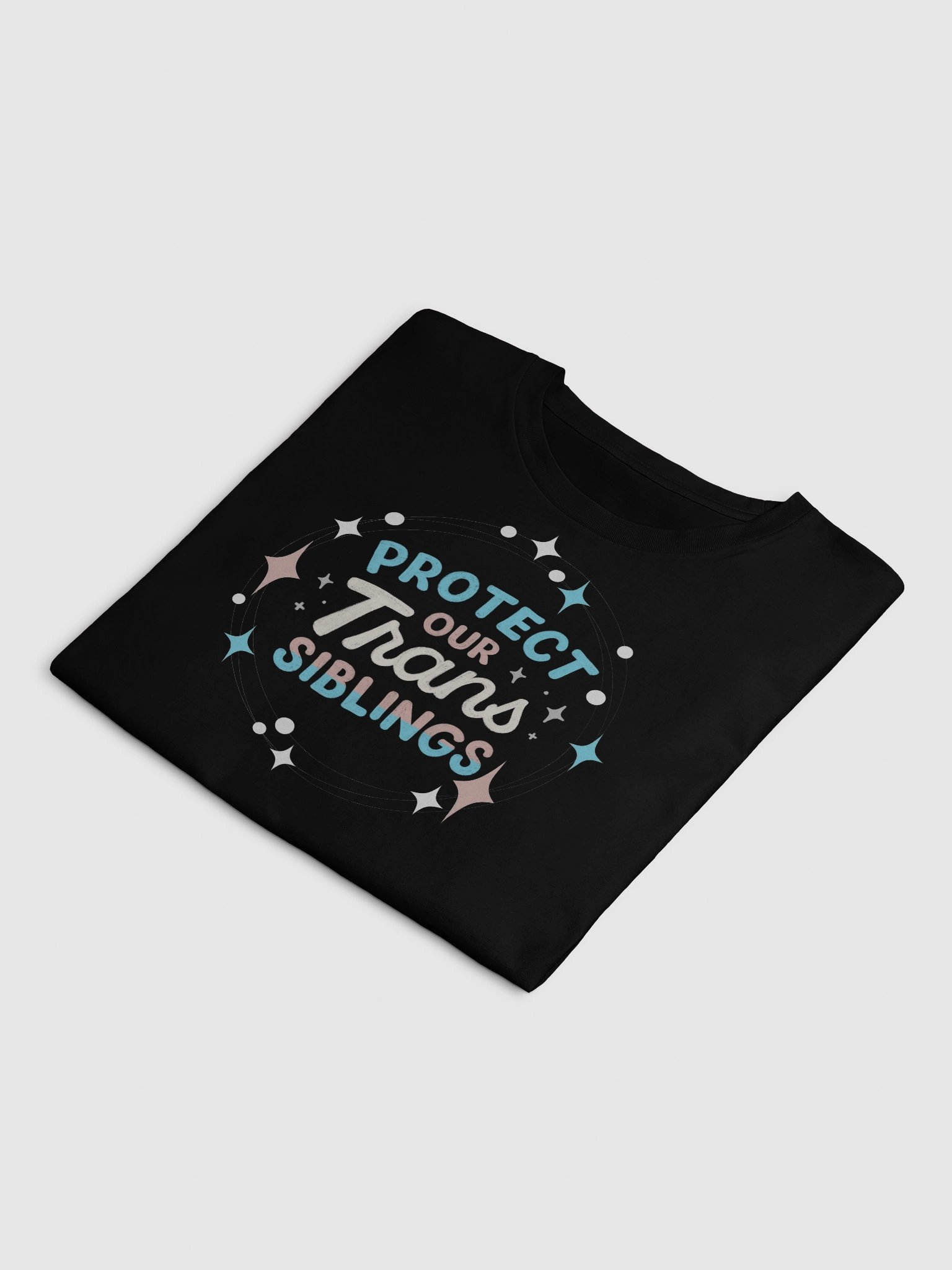 Trans Siblings Protection Circle Crop Top product image (4)