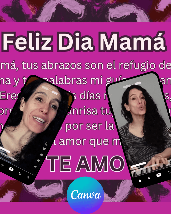 Dia de la Madre Serenata en Video - Tarjeta Personalizable con Canción Original para Mamá product image (2)