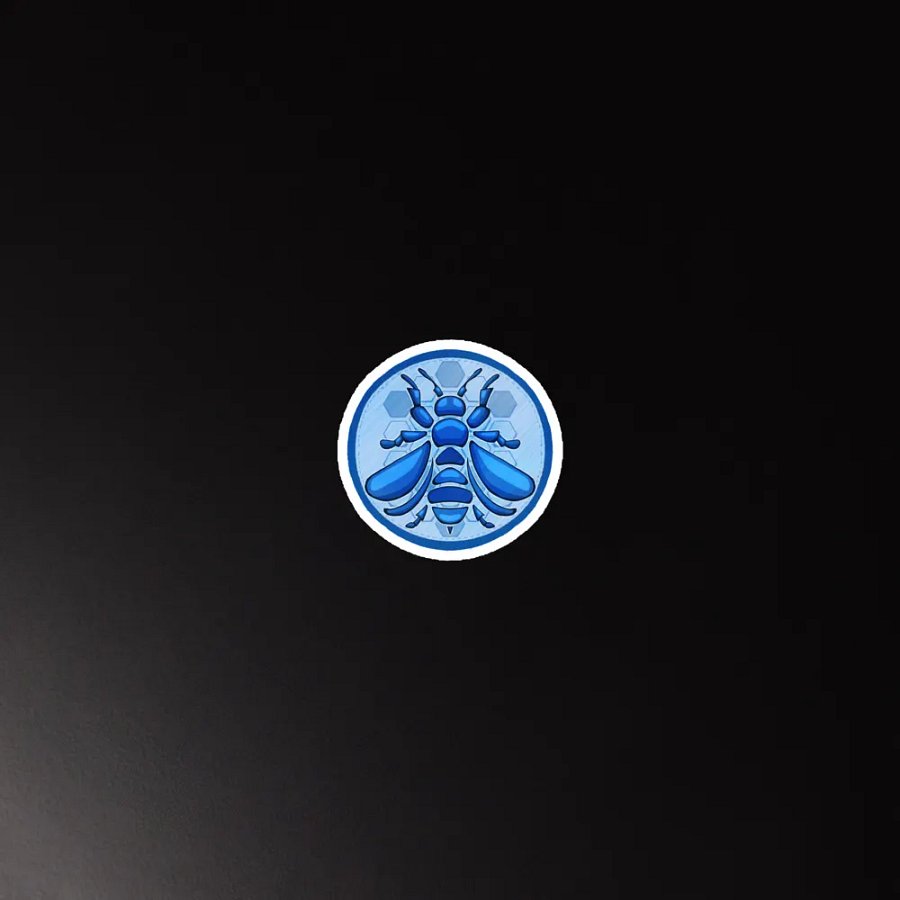 Blue Bees Magnet product image (3)