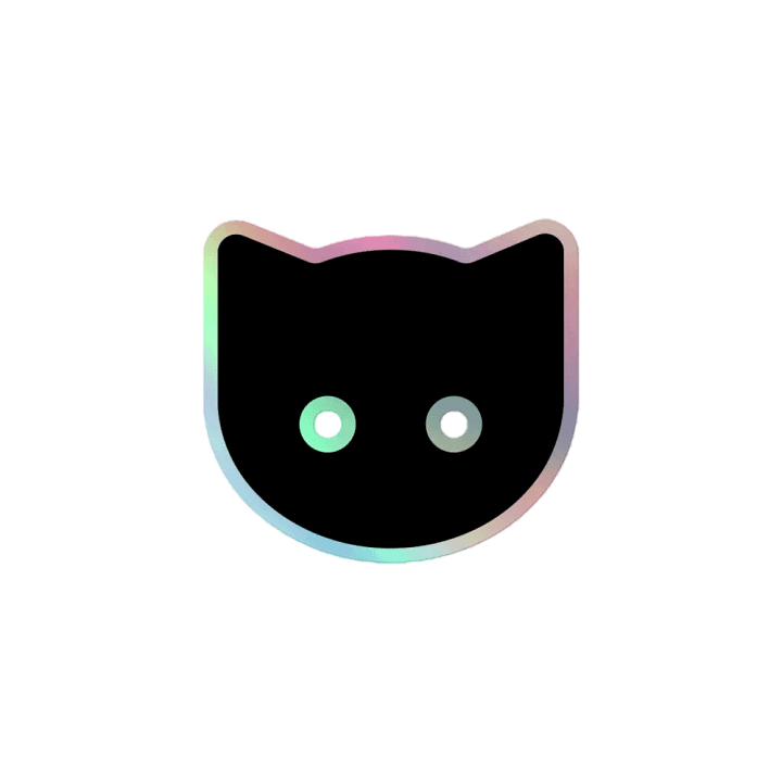 Land of Kittens Holographic Sticker product image (1)