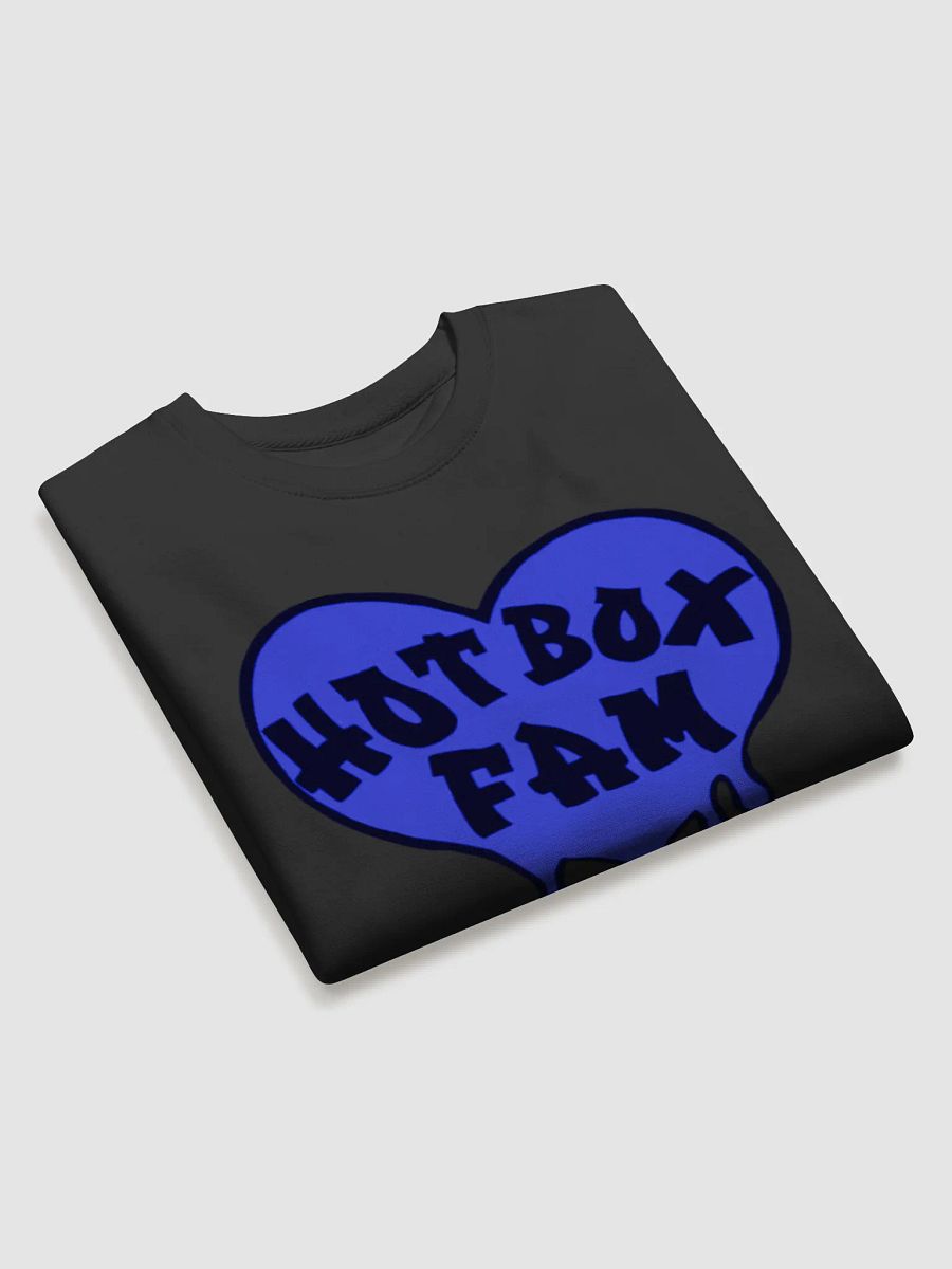 UNISEX HOT BOX FAM SOLID ROYAL BLUE LOGO SWEAT SHIRT product image (19)