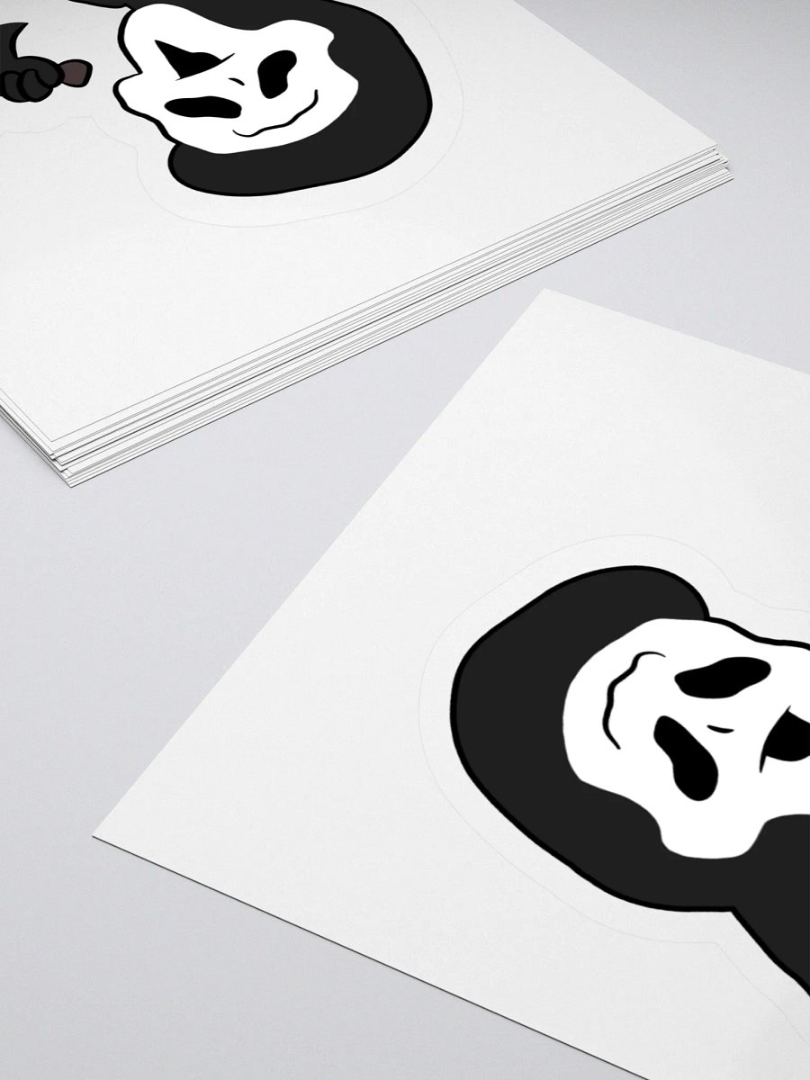 Ghosty face sticker product image (12)