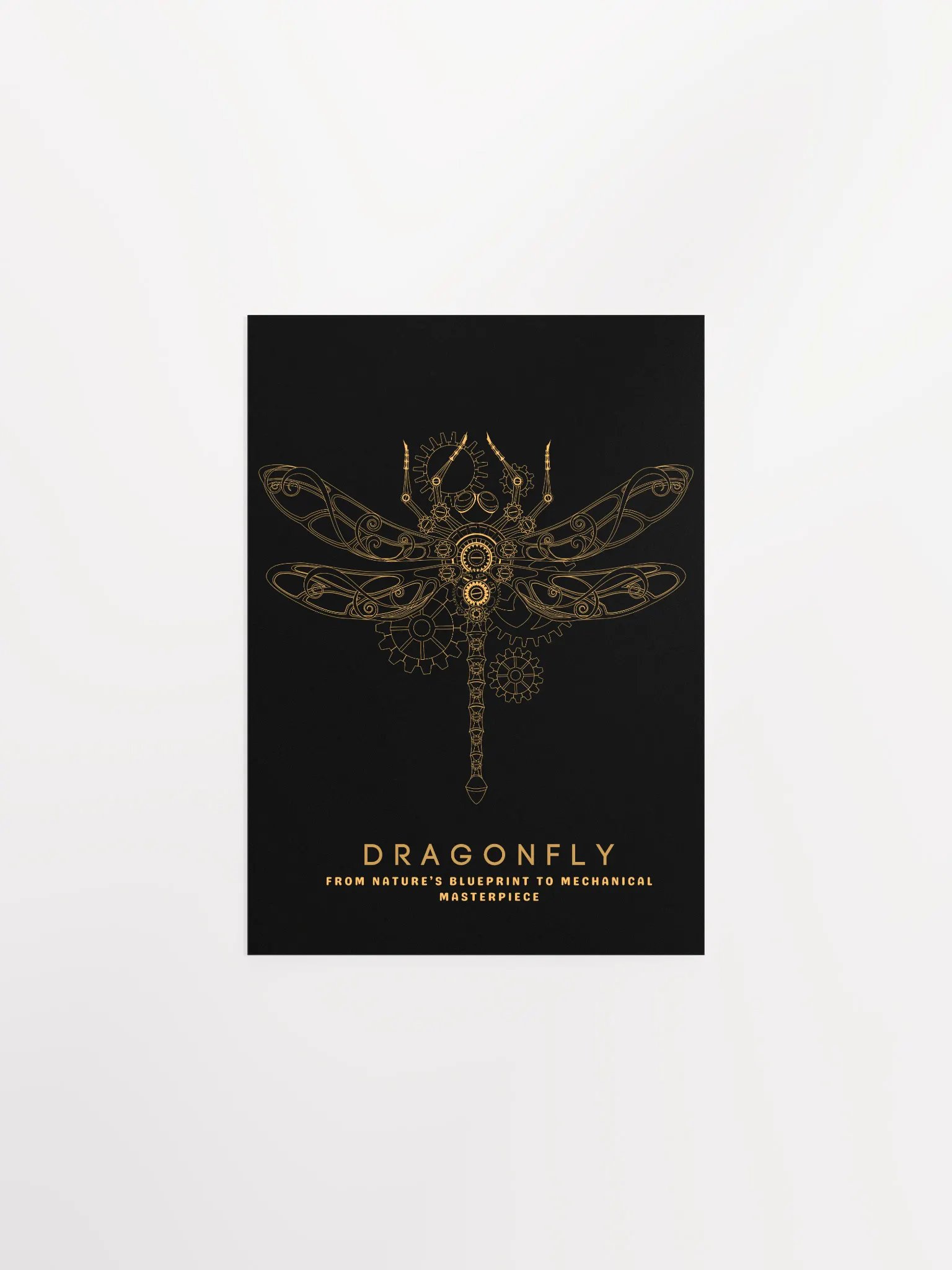 Mechanical Dragonfly - Enhanced Matte Poster product image (1)