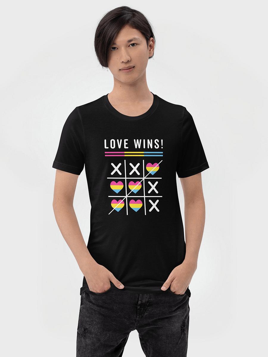 Tic Tac Toe Love Wins LGBTQ Pansexual Pride T-Shirt product image (1)